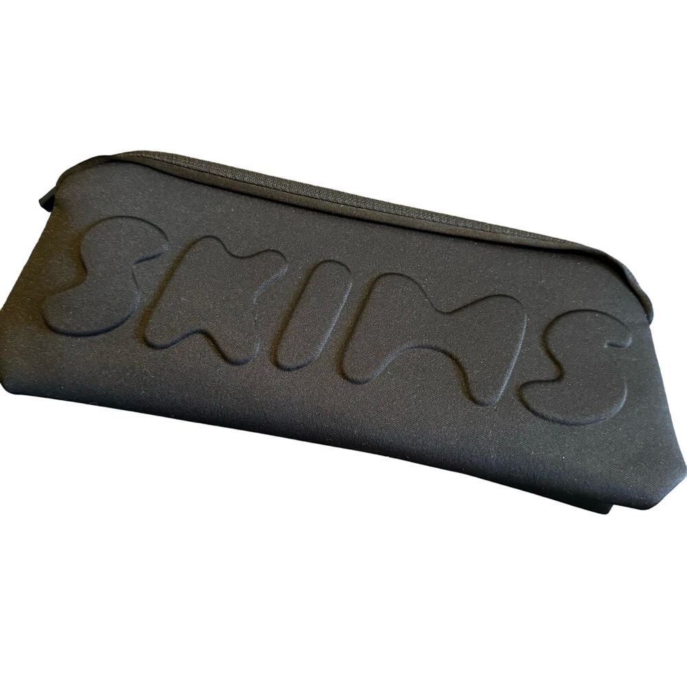 SKIMS Black Cosmetic Bag
